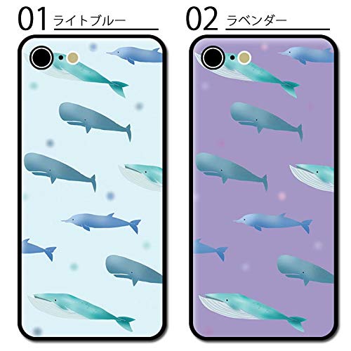 Amazon.co.jp: スマホケース ラウンド ガラス 鯨 クジラ 海 海の生き物