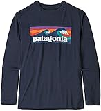 [パタゴニア] BOYS' L/S CAP COOL DAILY T-SHIRT レディース キッズ ラッシュガード 62395 並行輸入品 (XS, BLNE(ネイビー)