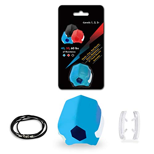 CREDERE Jaw Exerciser - Jawline Exerciser and Jawline Shaper - Face Exerciser and Neck Exerciser - Face Slimmer - Double Chin Reducer - Chiseled Jawline - Beginner Level (40 lbs)