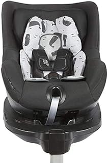 BAOBABS BCN - Reductor Universal para Silla de Coche y Paseo Bebé Grupo 0 y 1 Maxicosi | Asiento Reductor para Portabebés, Capazo, Sillita de paseo y Cuna | Estampado Grey Carbon Whales
