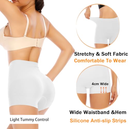 Image of Womens Seamless Shaping Boyshorts Panties Tummy Control Underwear Slimming Shapewear Slip Shorts