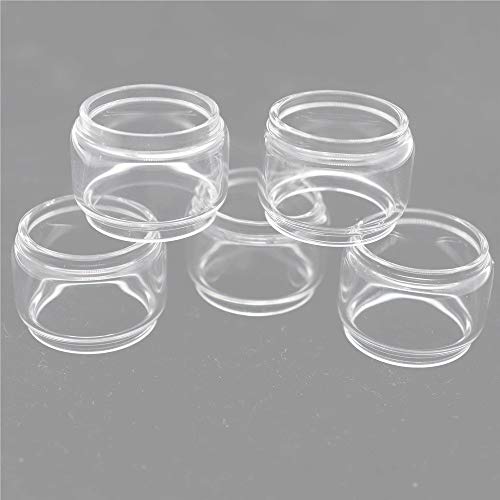 Denghui-ec, Tubo de Cristal Gordo 5pcs para la Serpiente Elevate RTA,Sin Tabaco ni nicotina (Bundle : For Serpent Elevate RTA, Color : Clear)