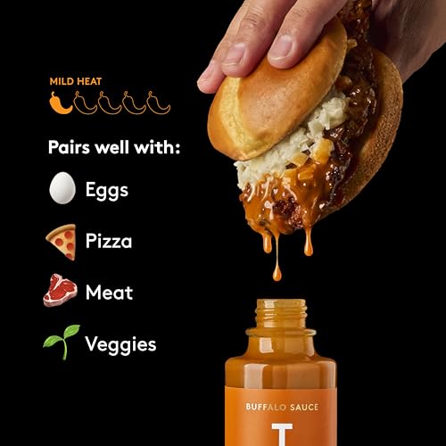 Image of TRUFF Buffalo Sauce, Gourmet Hot Sauce with Red Cayenne Peppers, Black Truffle Oil, Agave Nectar, Unique Flavor Experience in a Bottle, 6 oz.
