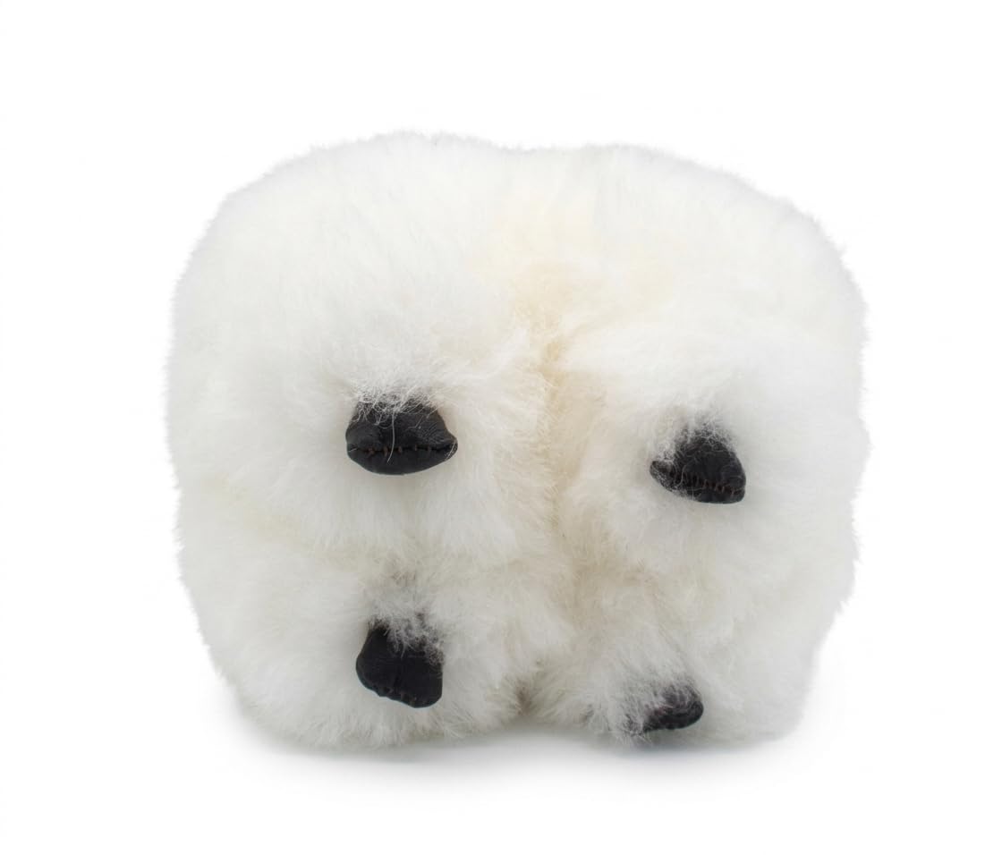 Amazon | 【ALPACA WHITE 22cm】アルパカぬいぐるみ置き物 アルパカ毛