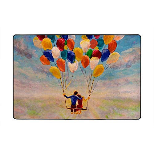 Tapis de sol Saint-Valentin grand format 203x147 cm Ruchen - 2