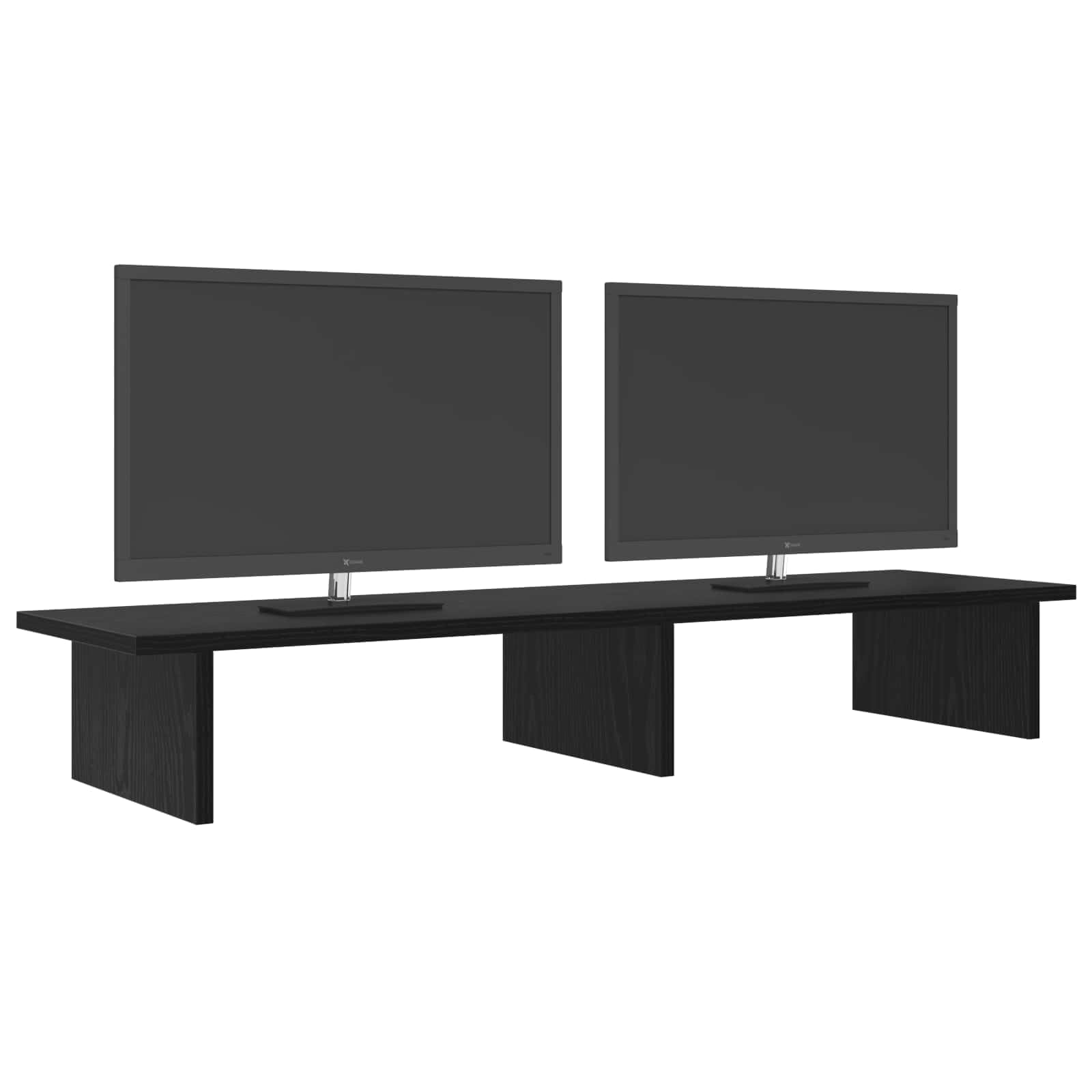 Supporto per monitor, rialzo in legno, 100 x 27 x 15 cm