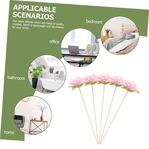 5 palitos difusores de flor de ratán natural para aromaterapia miniatura 4
