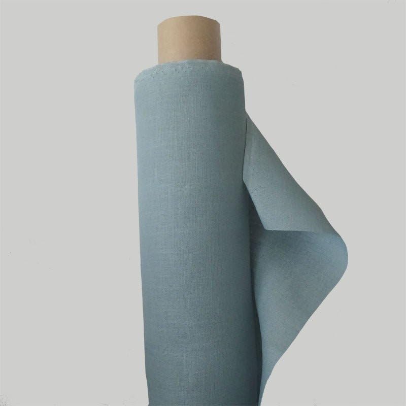 Pure Linen Fabric - Duck Egg Blue Colour, 150cm Wide. Perfect for Dressmaking, Light Upholstery, Patchwork, quilitng and Sewing Projects. Beautiful to Work with. Sold by The metre.