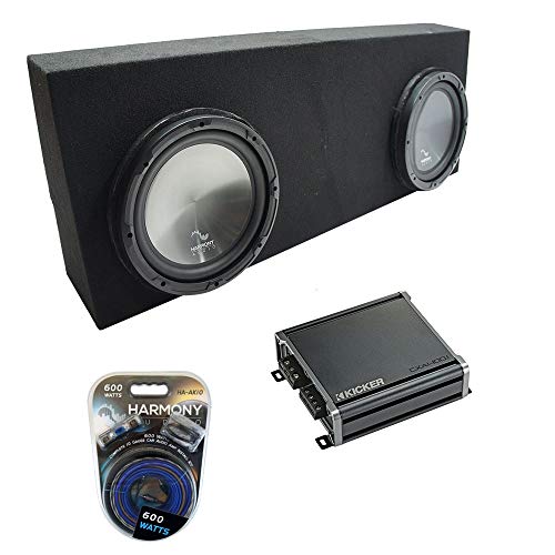 Harmony Audio HA-R104 Bundle Compatible with Fits Toyota Tundra Crew Max 07-13 Dual 10