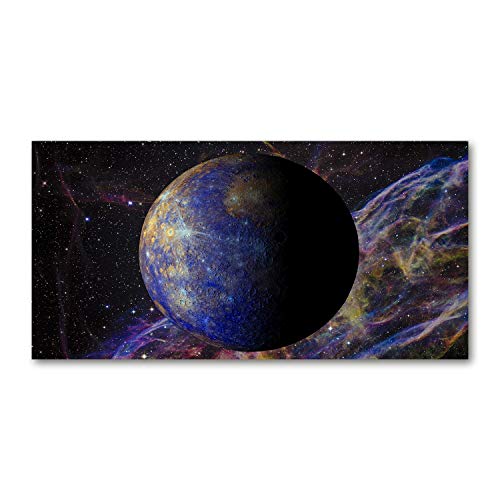 Fond de hotte univers cosmos pour relooker une cuisine moderne et contemporaine