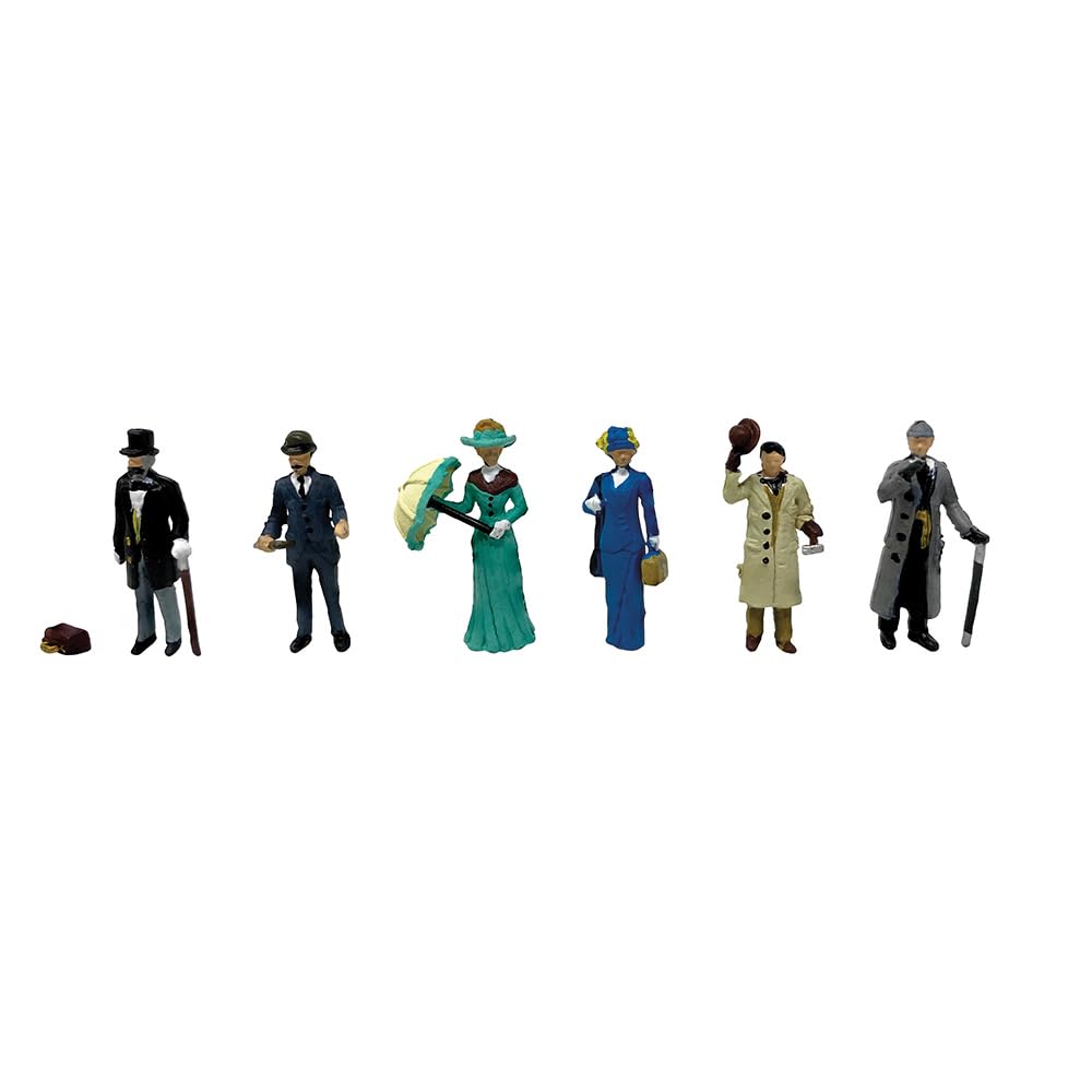 Scenecraft 36-431 Edwardian Passengers (Pk6) OO Gauge