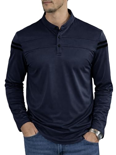 Image of Noble Monk Men's Full Sleeve Polo T-Shirt | Regular Fit Casual Polo for Men | Comfortable Everyday Wear