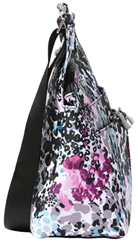 Image of Baggallini Crossbody Travel Bag 11x8.5 Lightweight Water-resistant Nylon Handbag