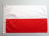 bandera polonia aguila Acabados : Costuras dobles y bordes reforzados
