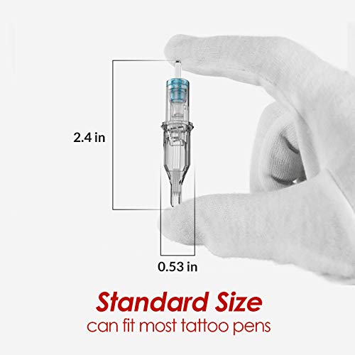 Image of Wormhole Tattoo Cartridge Needles, 11RM 20PCS Tattoo Needles Disposable Tattoo Needle Cartridge Tattoo Needles Cartridge Needles Curved Magnum for Tattoo Pen Tattoo Machine Tattoo Supplies 1211RM