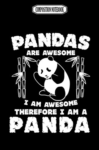 Composition Notebook: Panda's haven kungfu hiphop decor onsie talking square banana gloves panda notebook Journal Notebook Blank Lined Ruled 6x9 100 Pages
