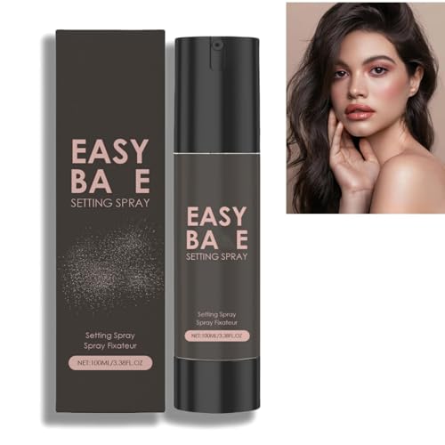 Spray fijador de maquillaje Sheer Setting Mist, protector solar, spray fijador de maquillaje de larga duración para rostro, 16 horas de resistencia a la humedad