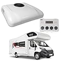 10200 BTU RV Air Conditioner with Heater 24V, Universal RV Roof Top AC Unit 24 Volt DC Camper A/C Units, Low-Noise Easy Install For Van, Truck, Trailer, Fifth Wheel, Golf Cart, Motorhome