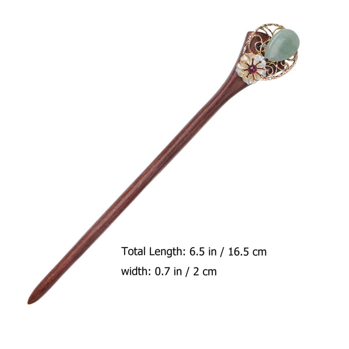 MAGICLULU 3 Piezas horquilla hanfu hair clips horquillas moño palos flores para el cabello tocado la antigüedad para pasadores pelo pasador pelo palo pelo las mujeres nuevo