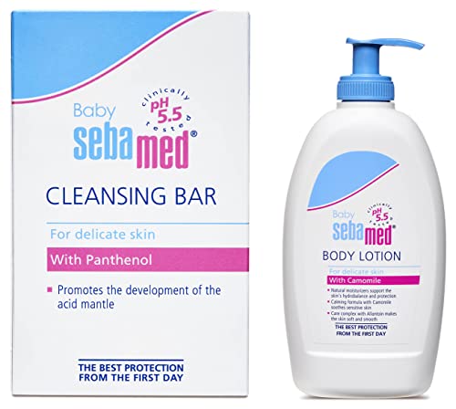 Image of SebaMed Baby Cleansing Bar (150g) & Baby Lotion, 400ml Combo