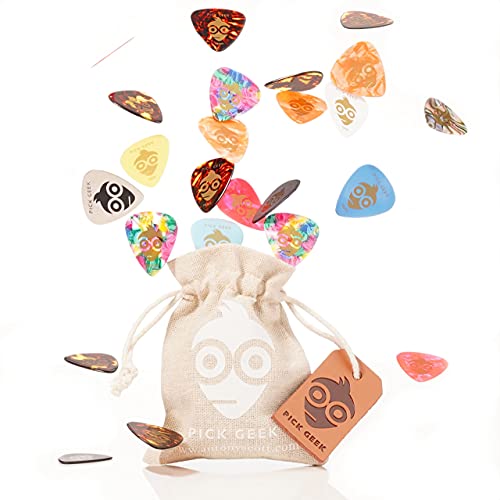 Pick Geek Médiators Assortis Pics | 51 Pics (Plectrums) de Qualité Supérieure pour votre Guitare Électrique, Acoustique… - Les Beatles, Paul McCartney, John Lennon, RIngo Starr, George Harrison Pick Geek Médiators Assortis Pics | 51 Pics (Plectrums) de Qualité Supérieure pour votre Guitare Électrique, Acoustique… – Image 5