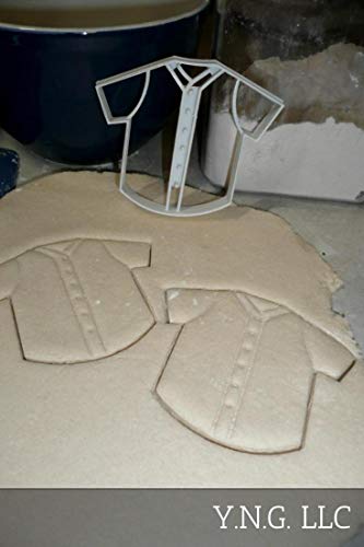 BASEBALL JERSEY WITH DETAILS TEAM OUTFIT UNIFORM ATHLETIC WEAR MLB SPECIAL OCCASION COOKIE CUTTER BAKING TOOL 3D PRINTED MADE IN USA PR2541