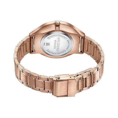 Image of Sonata Golden Hour Quartz Gold Round Dial Women's Watch | Stainless Steel Material | Multi Color Band - SP80111WM03