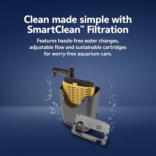Aqueon Aquarium Starter Kit with Smart Clean Filtration and LED Lighting, Freshwater and Saltwater Fish, Perfect for Tetras, Guppies, Platies, 10-Gallon - Image 6