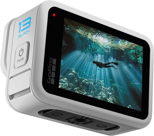 Image of GoPro Limited Edition HERO13 in Polar White - Ecommerce Packaging | Waterproof Action Camera with 5.3K60 Video, 27MP Photo + Compatability with HB-Series Lenses