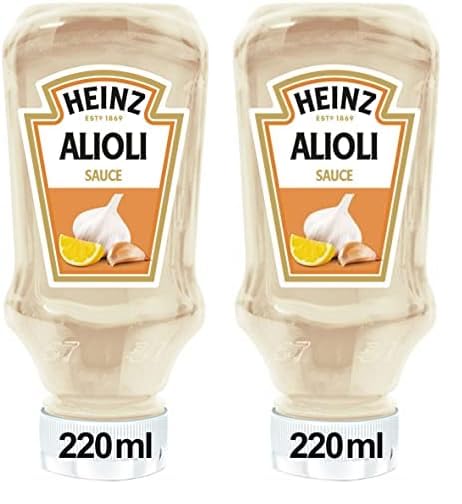 Heinz Salsa Alioli Bocabajo 220ml (Paquete de 2)
