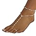 Tonsee Pearl Barefoot Sandal Foot Jewelry Anklet Chain