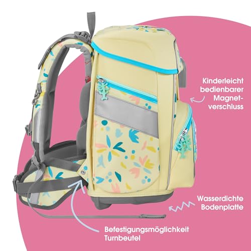 Sac d'école Space Schulranzen-Set Step by Step Cat Lilly jaune 5 pièces
