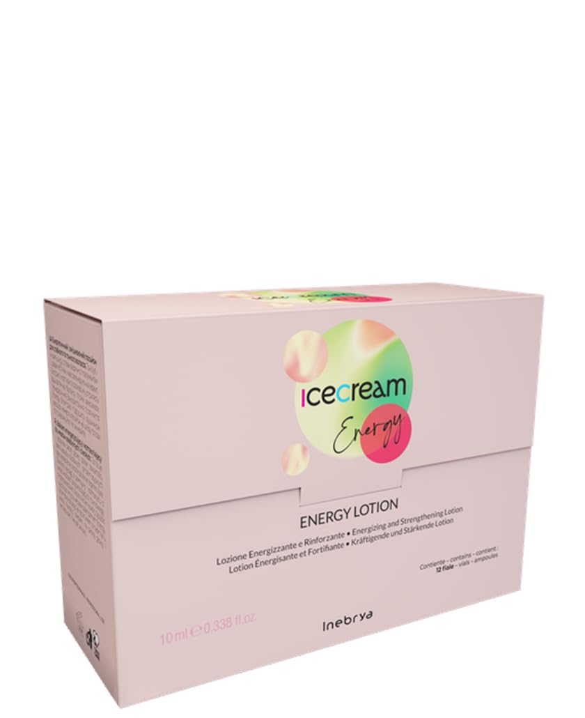 ice cream energy lozione energizzante e rinforzante per capelli deboli e fini 10mlx12