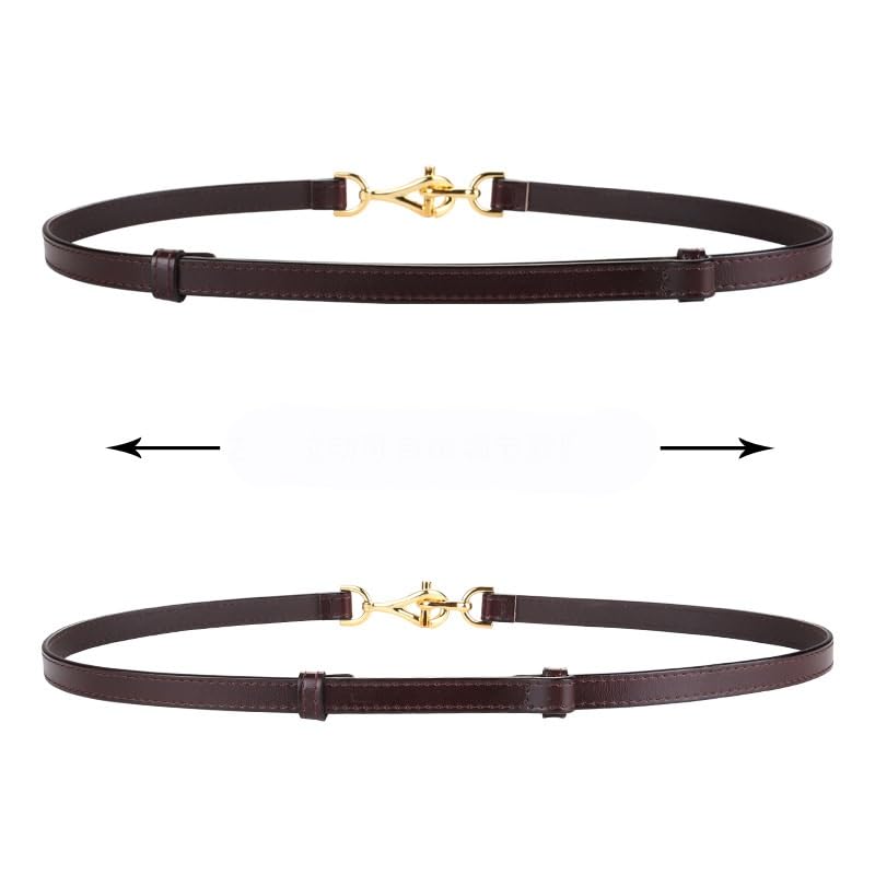 Cowhide Belt For Women's Dress Coat Sweater Retro Decoration Shirt Suit Waist Belt3