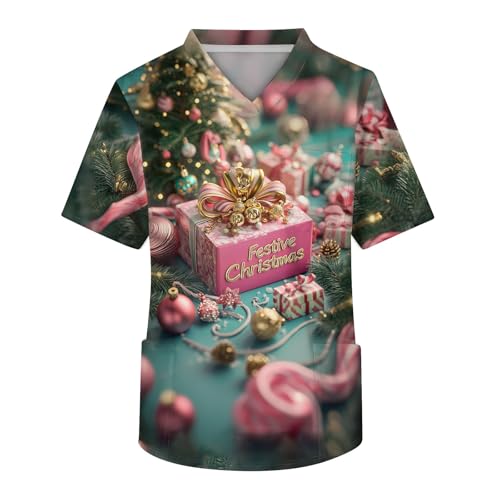 Weihnachts Tshirt Herren, Glitzer Hässlich Blinkend e Familien Outfit...
