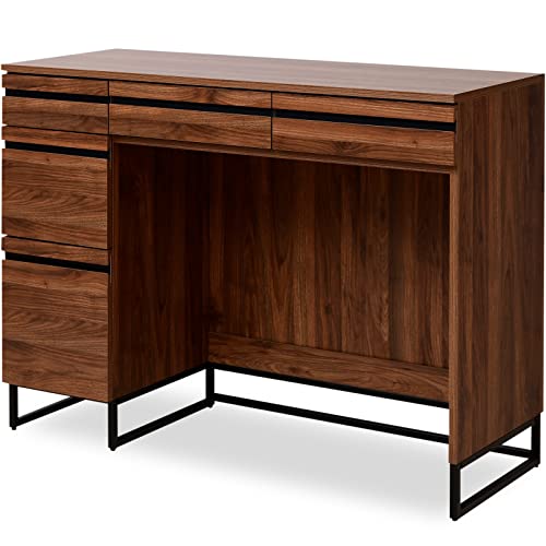 moca company Cloudear キッチンカウンター 幅120 ゴミ箱収納 奥行45 ロータイプ 食器棚 カップボード キッチン収納 ブラウン