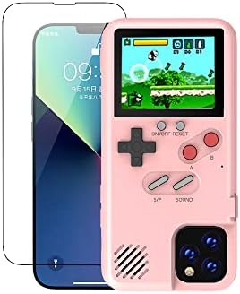 Cute Women Case Gameboy Design for iPhone 14 Pro Max, Handheld Game Console Case Retro Games and Color Display, 3D Video Gaming Case for iPhone 14 Pro Max, Funny Girls Case for iPhone 14 Pro Max