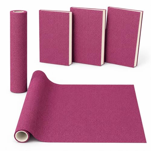 Rose Pink Bookbinding Linen Fabric 57" x 17.3"
