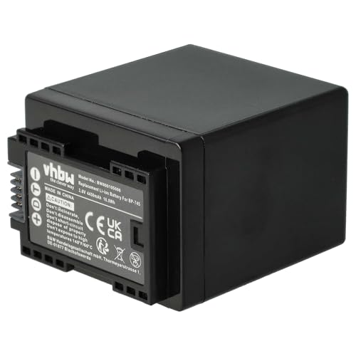 vhbw 1x Akku kompatibel mit Canon Legria HF R66, HF R67, HF R706, HF R68 Videokamera Camcorder (4450 mAh, 3,6 V, Li-Ion) + Infochip vhbw 1x Akku kompatibel mit Canon Legria HF R66, HF R67, HF R706, HF R68 Videokamera Camcorder (4450 mAh, 3,6 V, Li-Ion) + Infochip