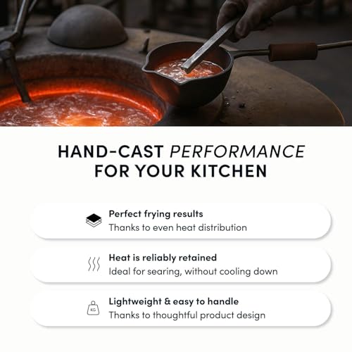 Premium Hoffmann Stoniq 9.5", 5qt Mineral Non-Toxic Coating Saucepan with Lid, Hand-Cast Made in Germany, PFAS-Free IQ-SHIELD Nonstick Coating, Induction Compatible Casserole Pot, Heavy Cast Aluminum - image 7