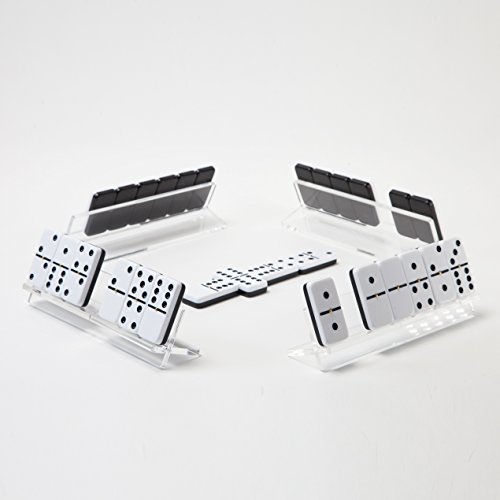 Juego de Dominó Moderno Doble Seis con Bandejas miniatura 5