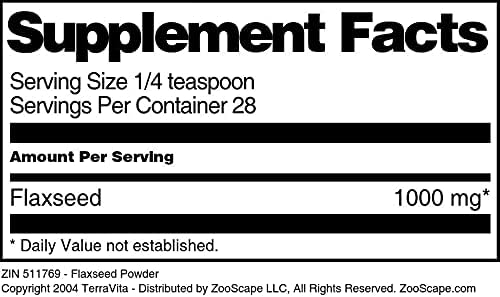 Miniatura 5 de TerraVita Polvo de linaza (1 oz, ZIN 511769) - Paquete de 3