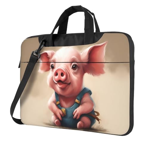 Bolso de hombro para laptop contra golpes Naughty Pig Baby para portátiles 15.6"