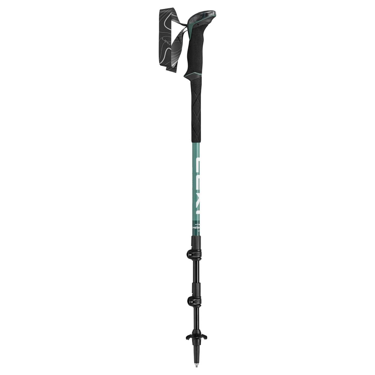 LEKI Makalu Lite kijki trekkingowe dla kobiet i mężczyzn, lekkie, regulowane kijki trekkingowe z aluminium (90-135 cm) z talerzem trekkingowym