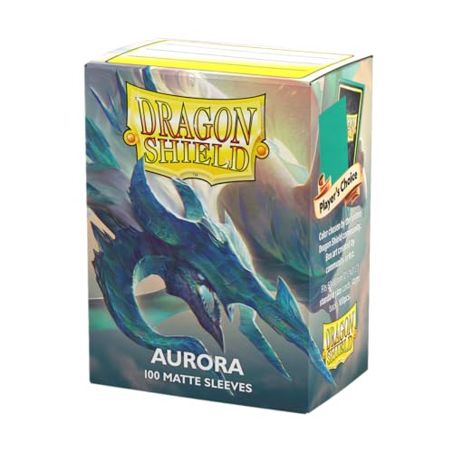 Dragon Shield | Standard Size Card Matte Sleeves | 100 - Smooth & Tough Premium TCG Sleeves | Compatible with Pokemon, Flesh & Blood, One Piece & Magic The Gathering | Aurora - Players' Choice 2023