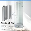 Glass Sliding Shower Door 3" Chrome Pull Handle for 3/16" and 1/4" Thick Swing Glass Shower Doors, fit Frameless Tub Enclosure and Frameless Sliding Shower Doors