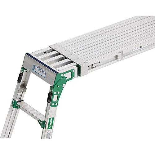 Amazon.co.jp: ALINCO 伸縮天板 伸縮脚付 足場台 2段 VSR-1709FX