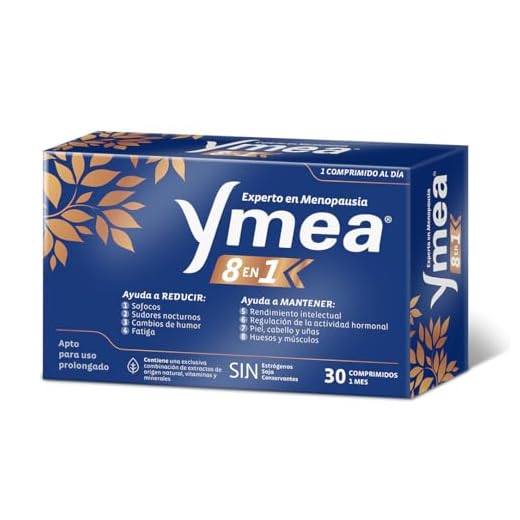 Ymea 8 en 1 Control de los 8 síntomas de la Menopausia, Tratamiento 1 mes