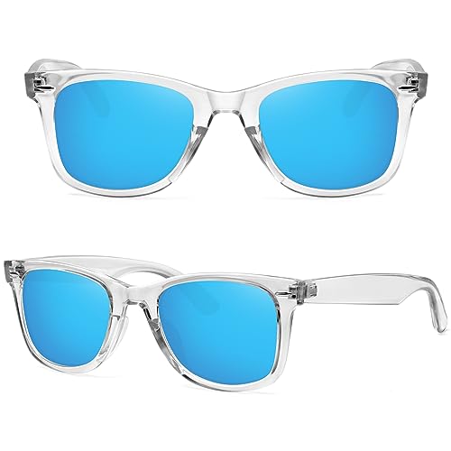 Image of MEETSUN Polarized Sunglasses for Women Men Classic Retro Square Frame Driving Sun Glasses UV Protection