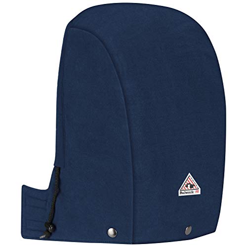 Bulwark Flame Resistant 6 oz Nomex IIIA Regular Universal Fit Snap-On Insulated Hood, Navy, Medium2